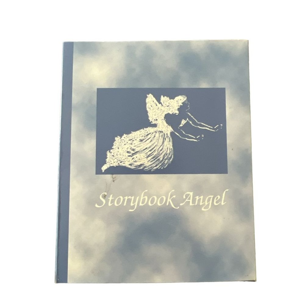 NIB Storybook Angel Brooch Pin Silvertone With Faux Pearl and Rhinestone